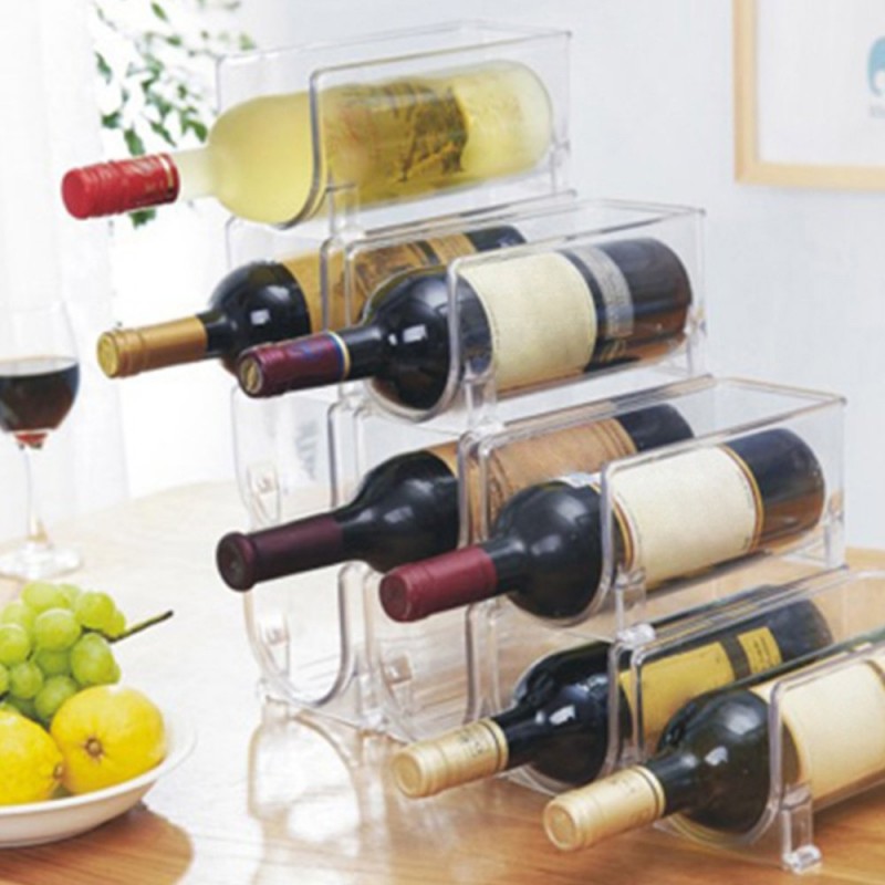 Beverage household wine rack refrigerator storage ...