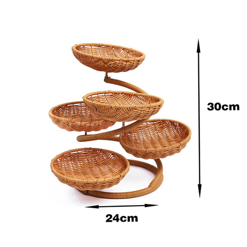 Creative Snack And Fruit Plate Storage Basket