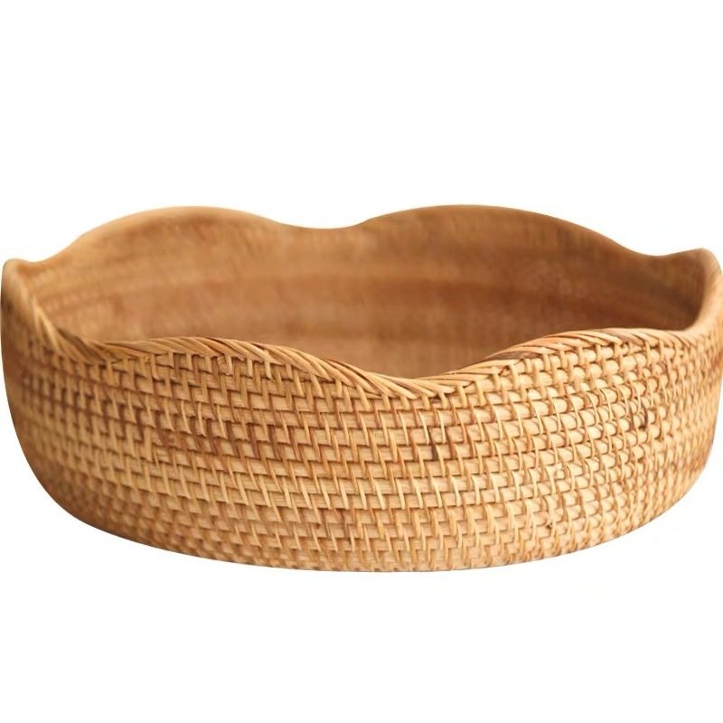 Fashion Autumn Rattan Storage Fruit Basket