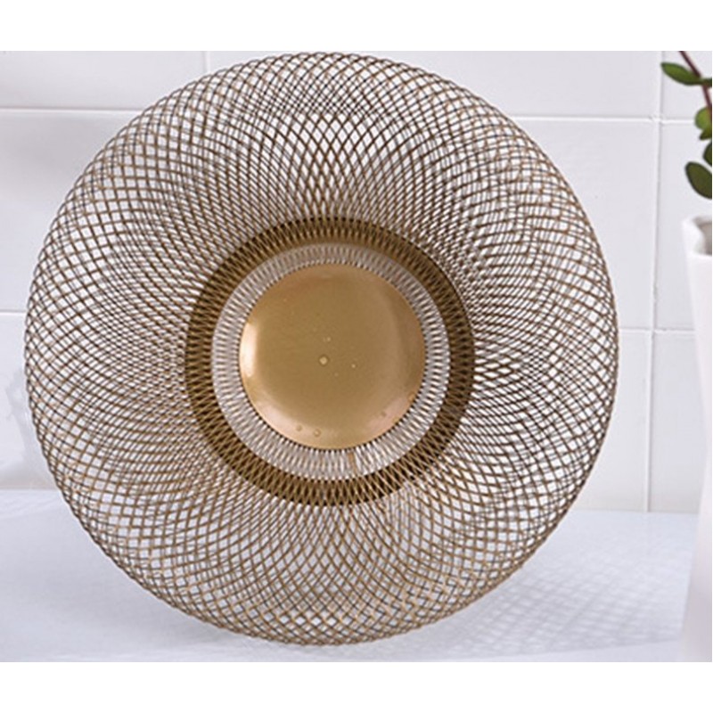Iron Fruit Basket Simple Hollow Fruit Creative Basket