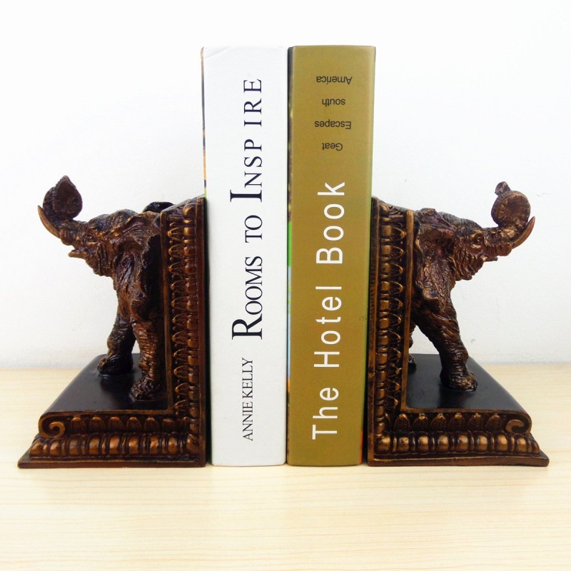 Vintage Elephant Book Decorated With Home Accessories