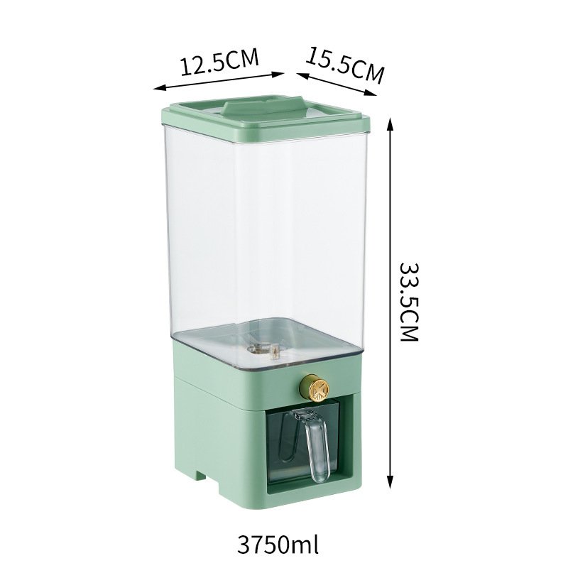 Kitchen Storage Large Capacity Rice Bucket Cereals Sealed Jar