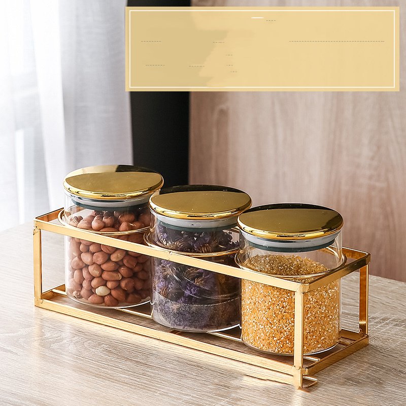 Storage Moisture-proof Kitchen Multi-grain Tea Gla...