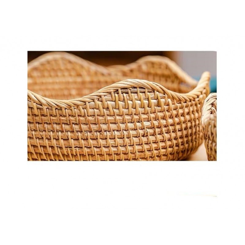 Fashion Autumn Rattan Storage Fruit Basket