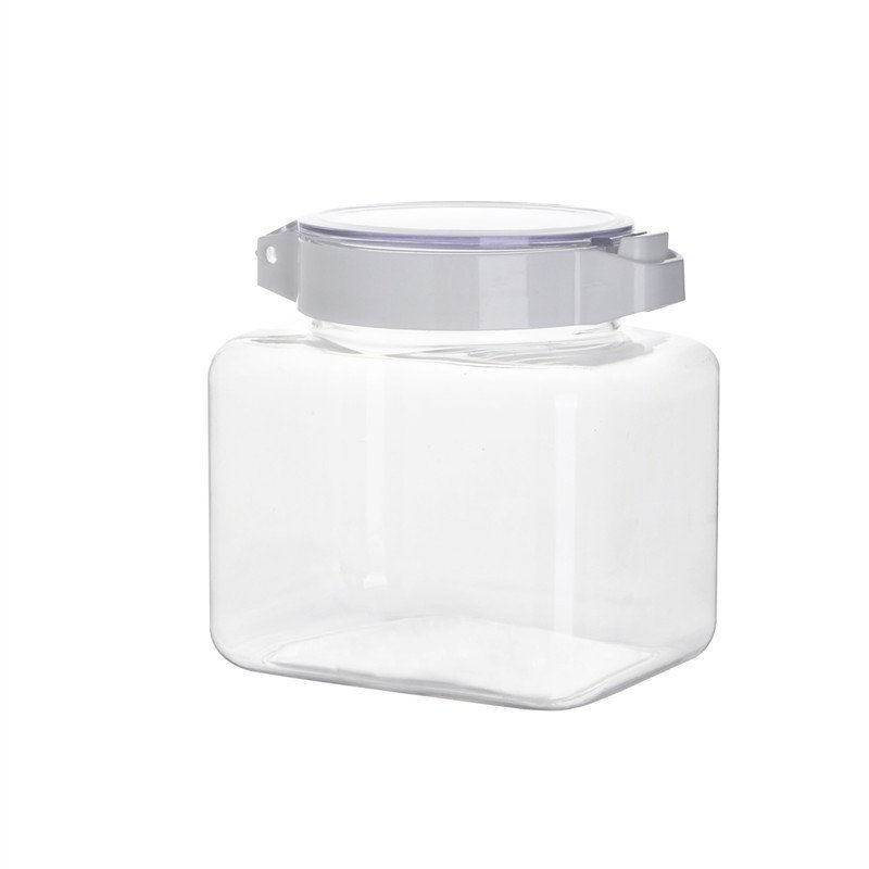 Kitchen Transparent Sealed Cans Cereals Storage Jar Spices Nuts Moisture-proof Food Storage Box