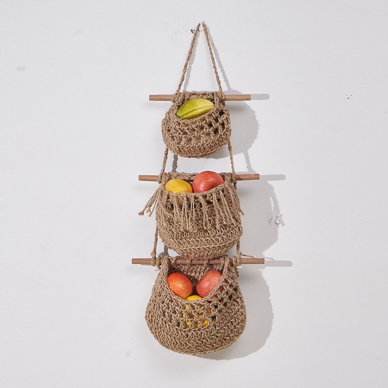 Three Layer Fruit Hanging Basket