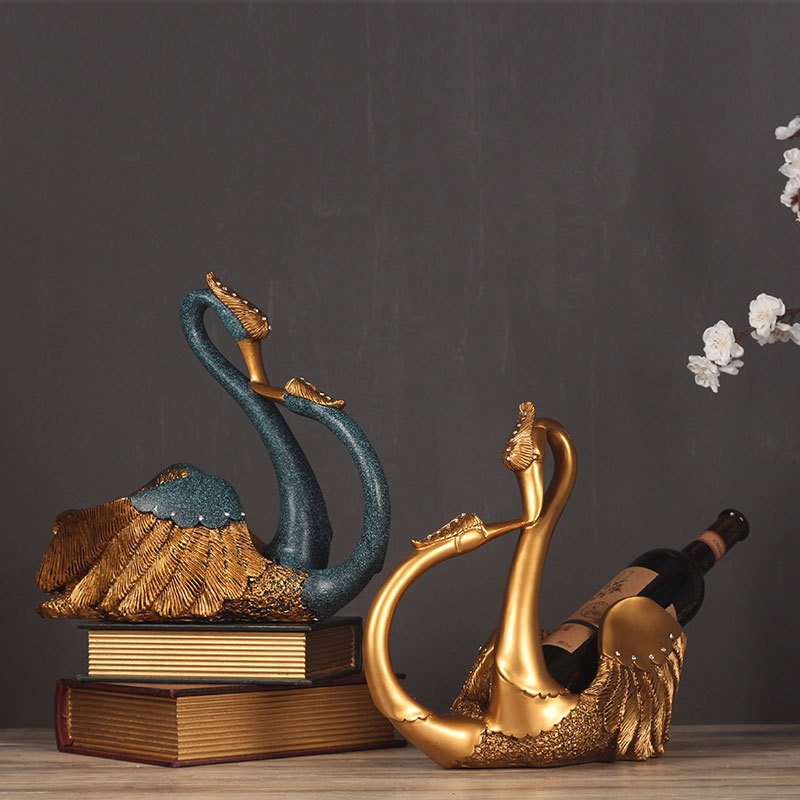 Swan Wine Rack Decoration
