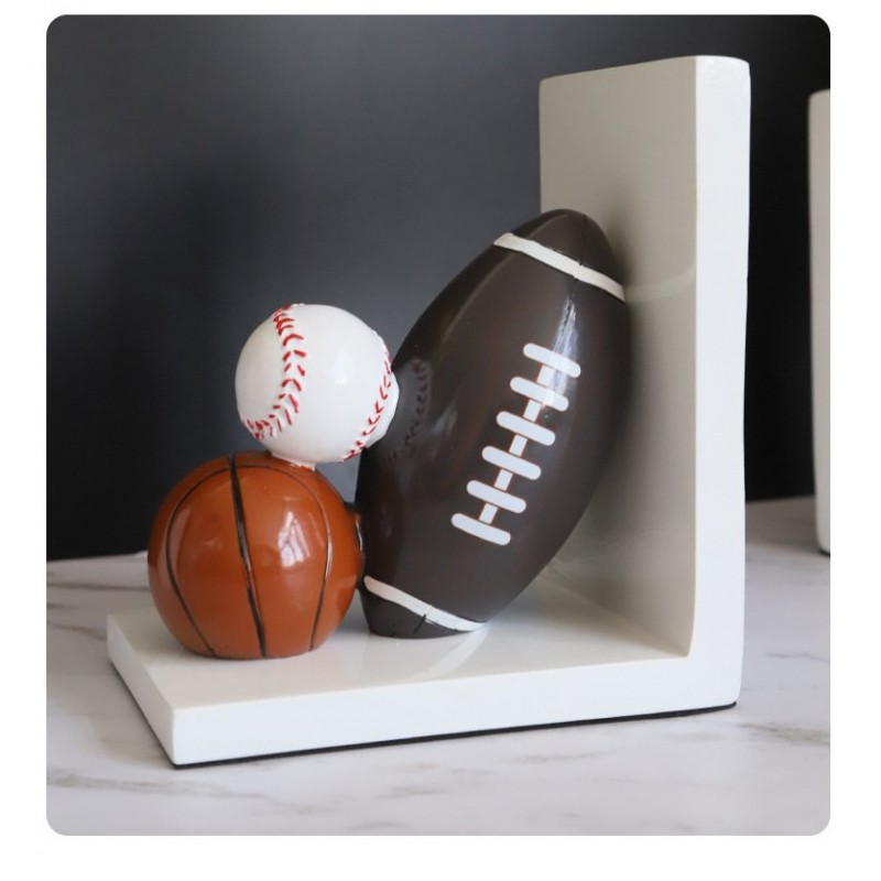 Creative Book Relying On Resin Bookends Home Study Decoration
