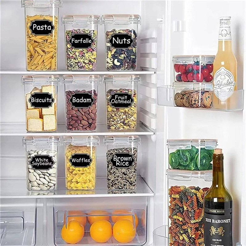 Pp Material Crisper Sealed Cans Refrigerator Kitchen Storage Jar