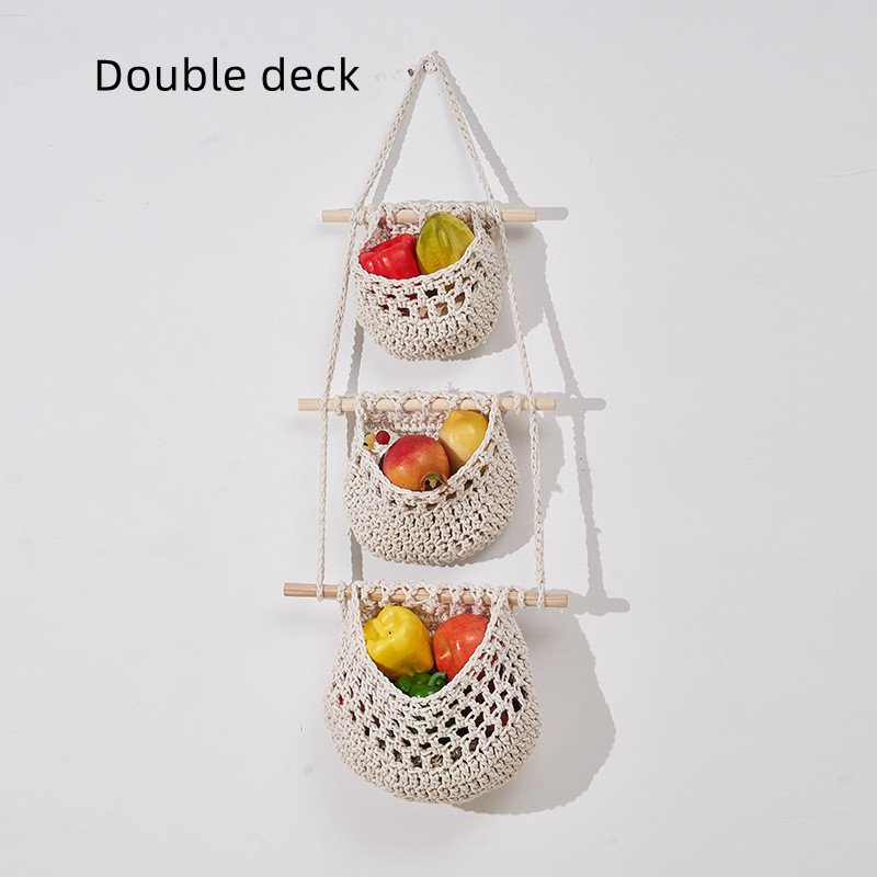 Three Layer Fruit Hanging Basket