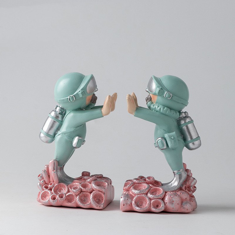 Home Fashion Minimalist Creative Astronaut Bookends