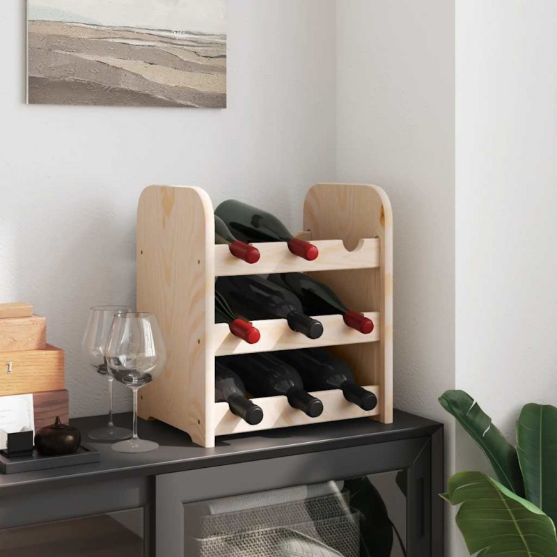 Wine Rack 33x Solid Pine Wood   Wine Rack 43x