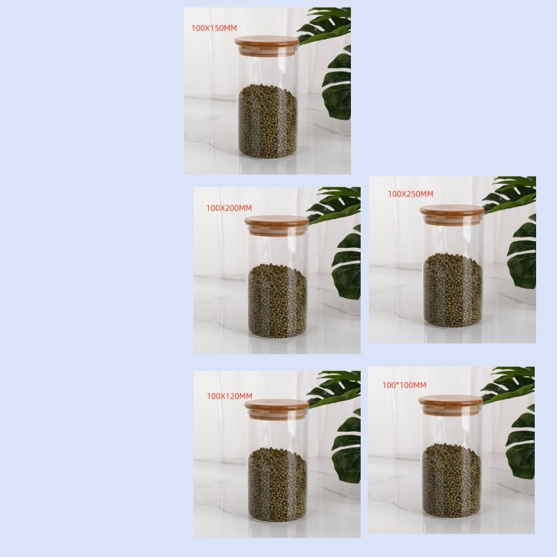 Storage Tank Borosilicate Glass Sealed Can Kitchen Storage Jar