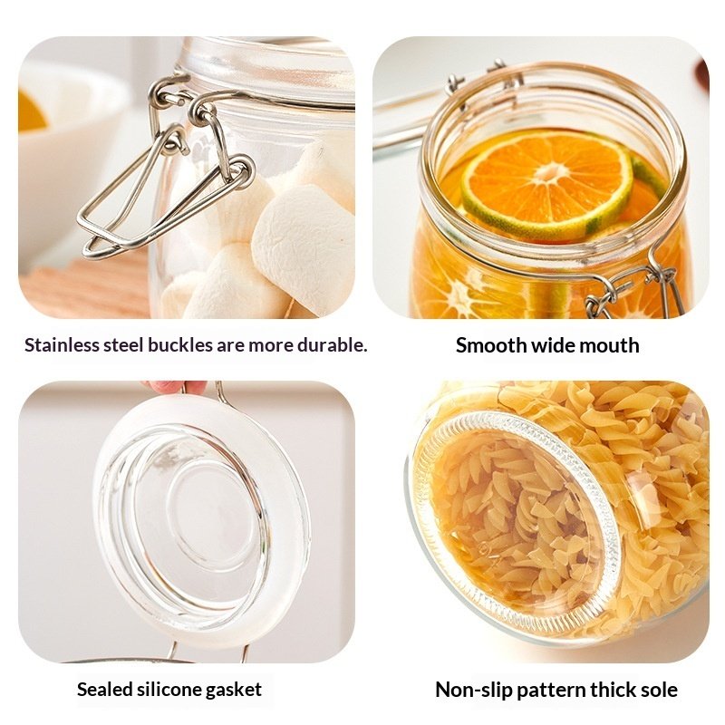 Glass Sealed Storage Jar