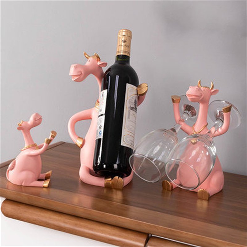 Wine Bottle Wine Glass Storage Rack Decorations