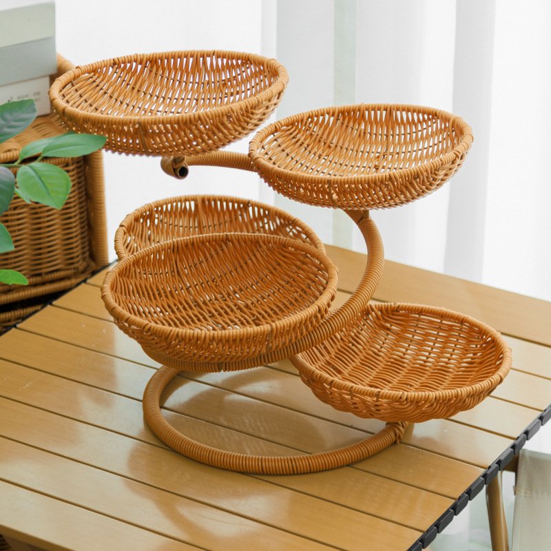 Creative Snack And Fruit Plate Storage Basket