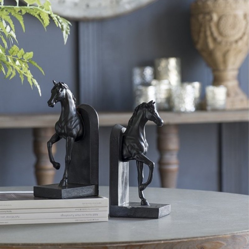 3D Animal Horse Bookends For Home Decor And Desk A...
