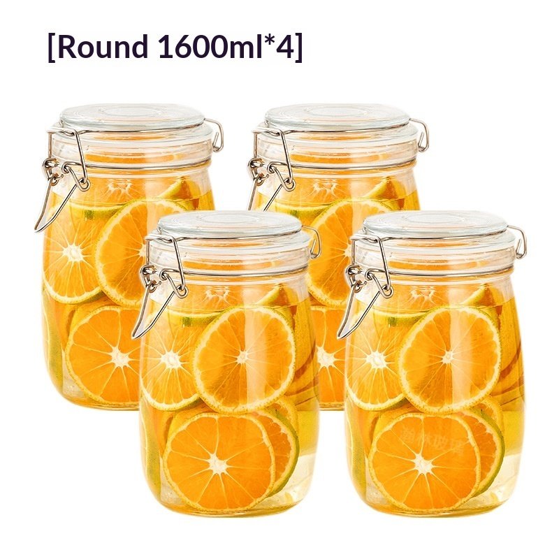 Glass Sealed Storage Jar