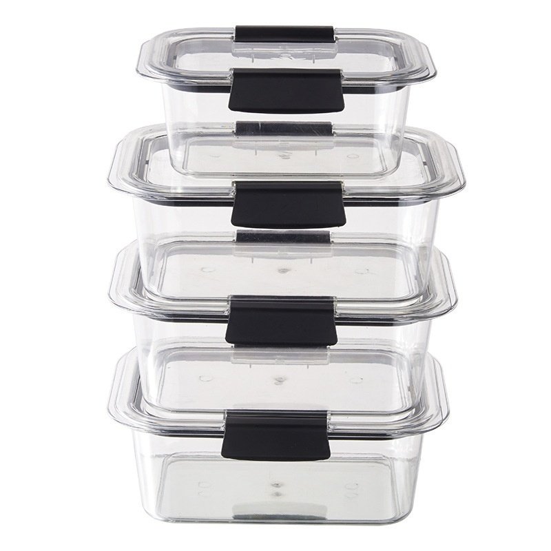 Household Kitchen Cereals Food Transparent CanBox Storage Fresh-keeping Jar