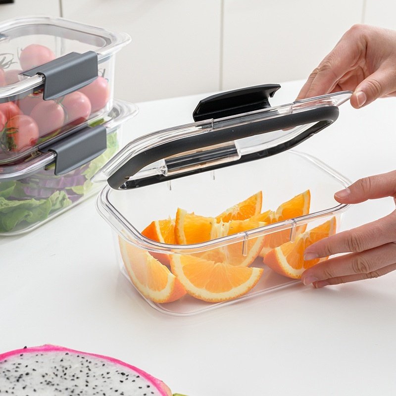Household Kitchen Cereals Food Transparent CanBox Storage Fresh-keeping Jar