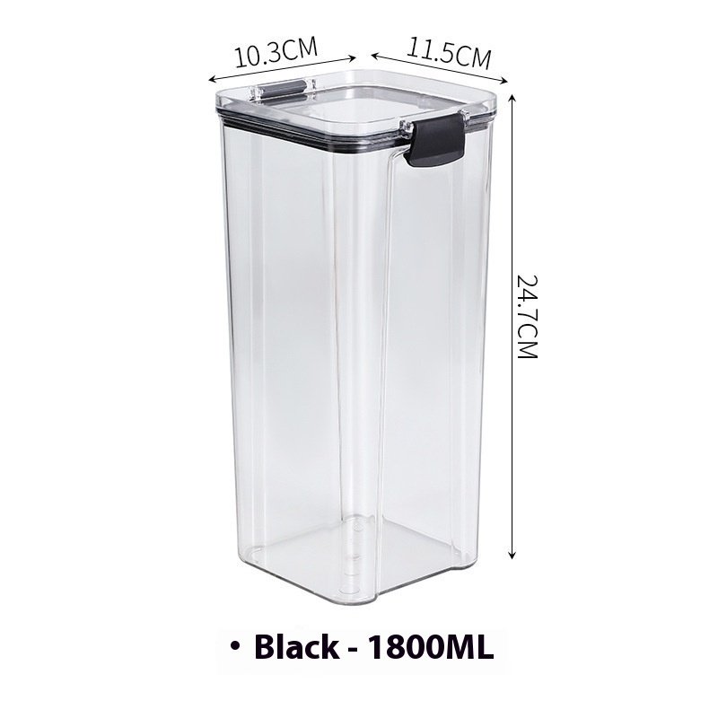 Kitchen Sealed Jar Storage Box Household Plastic Dry Goods Storage Food Storage Tank
