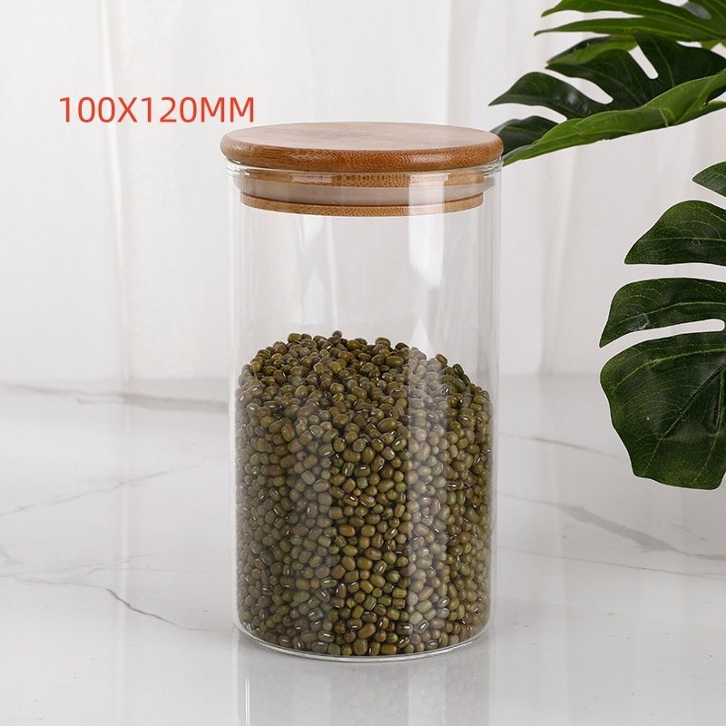 Storage Tank Borosilicate Glass Sealed Can Kitchen Storage Jar