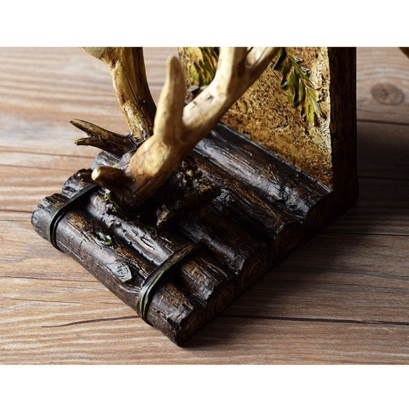 Office Decoration Ornament Antler Bookends