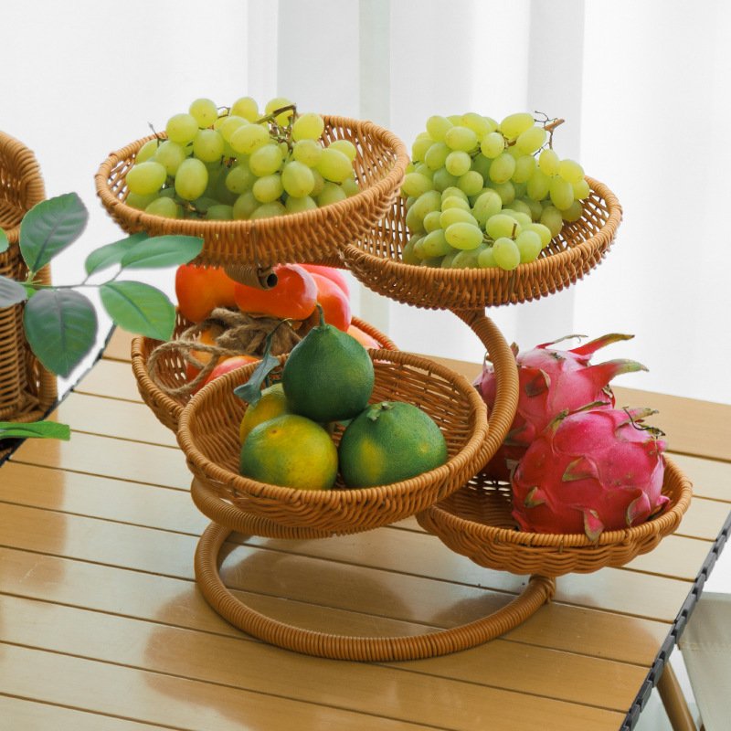 Creative Snack And Fruit Plate Storage Basket