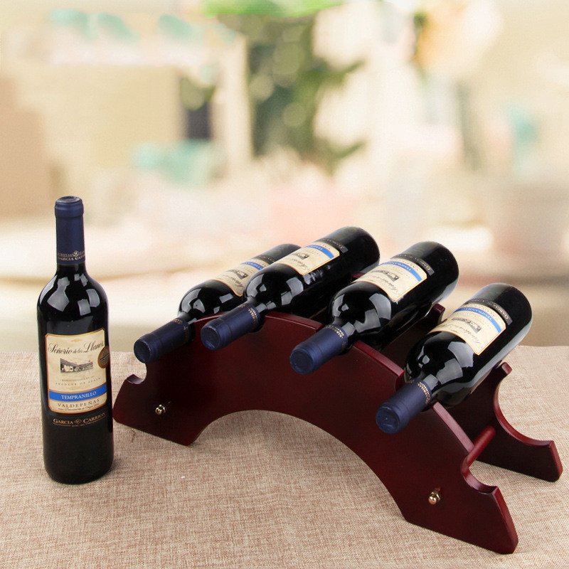 Wooden Wine Rack Decoration European Creative Wine Rack Wine Glass Rack