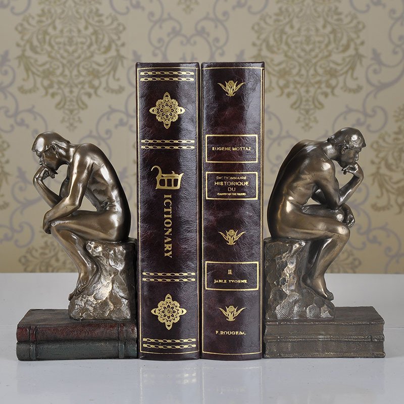 Thinker Ornaments Bookends High-end Creative Ornam...