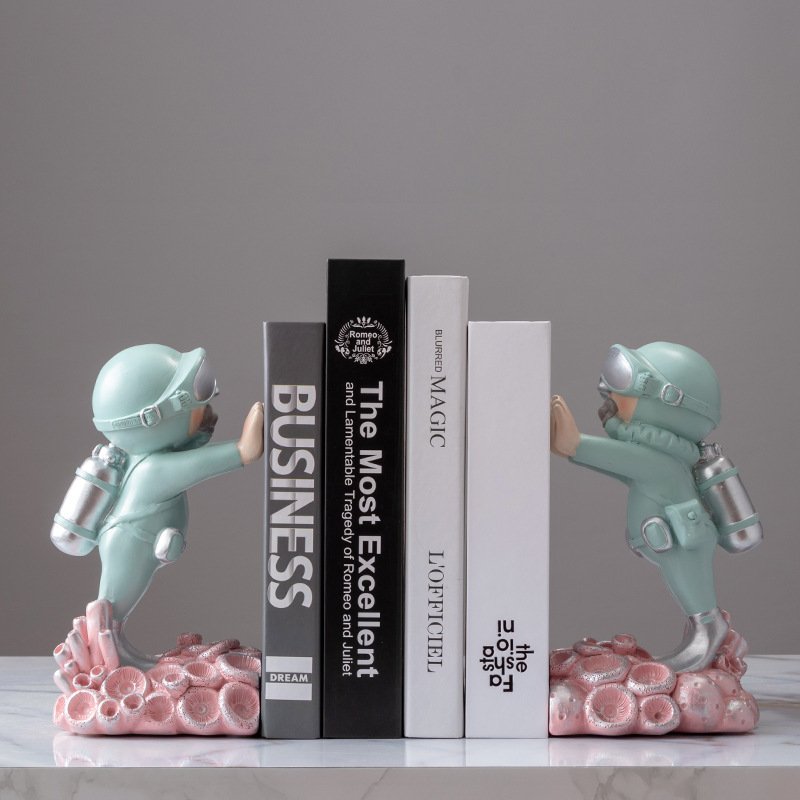 Home Fashion Minimalist Creative Astronaut Bookend...